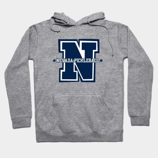 Nevada Varsity Pickleball Logo Wear Hoodie by Hayden Mango Collective 